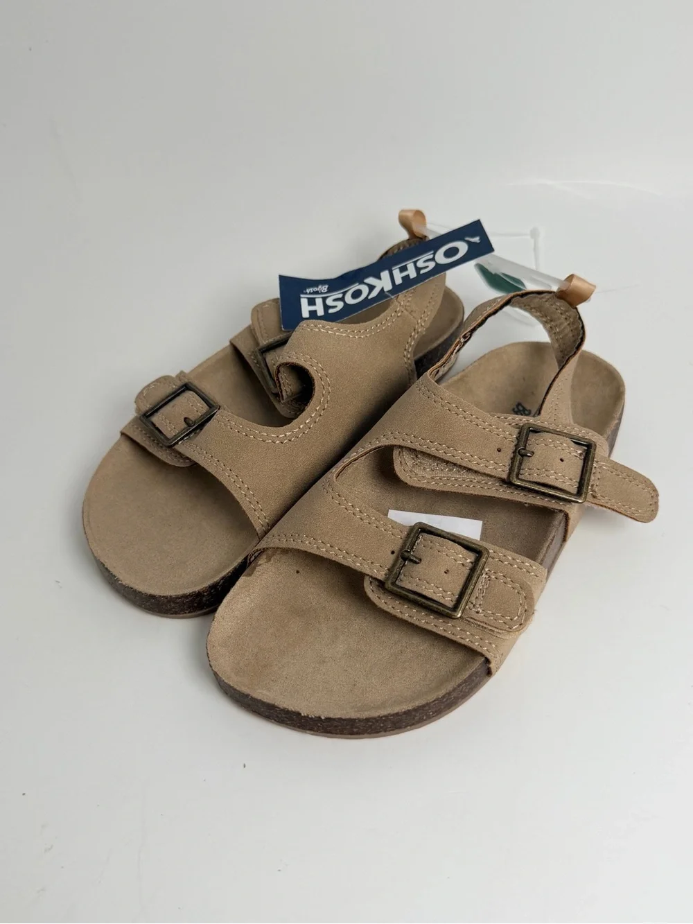 OshKosh B'gosh Kids' Tan Buckle Strap Sandals